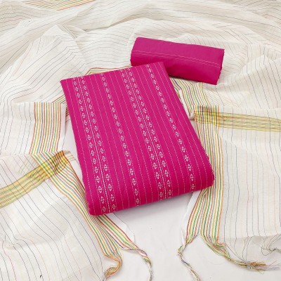 Kimisha Cotton Blend Striped Salwar Suit Material