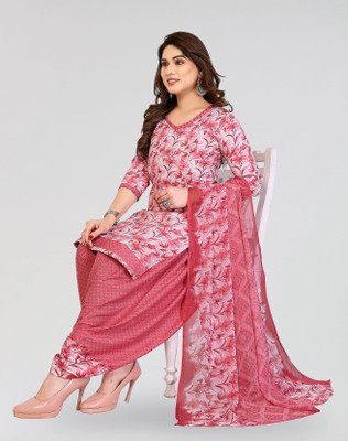 Nirvaan Crepe Printed Salwar Suit Material