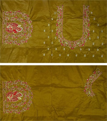 VLIPCARTZ Pure Silk Embroidered Blouse Material