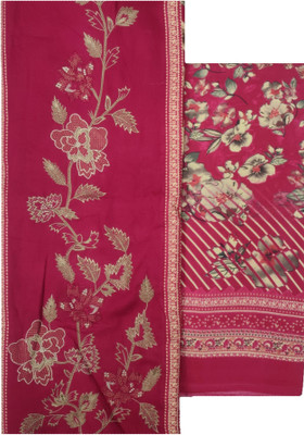 Soul Essence Wool Embroidered Salwar Suit Material