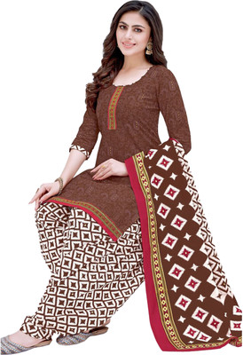EMMStylife Cotton Blend Striped Kurta Fabric