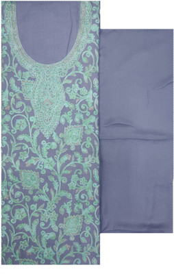 Kashmiri Pure Cotton Embroidered Salwar Suit Material