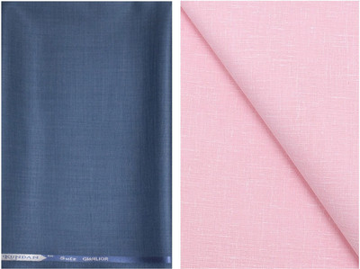 KUNDAN SULZ GWALIOR Polycotton Self Design Shirt & Trouser Fabric
