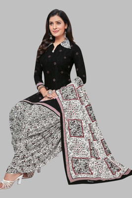 Rensil Crepe Solid Kurta & Patiyala Material