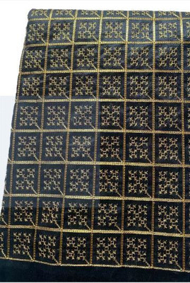 BHAGYAVATI DESIGNER Dupion Silk Self Design Blouse Material