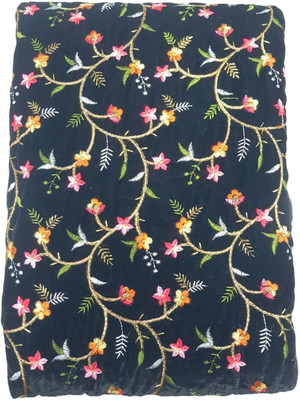 KDPM Velvet Embroidered Multi-purpose Fabric