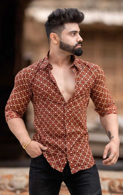 WELE DERBIES Polycotton Printed Shirt Fabric