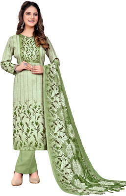 DRAVINAM Trends Wool Printed Salwar Suit Material