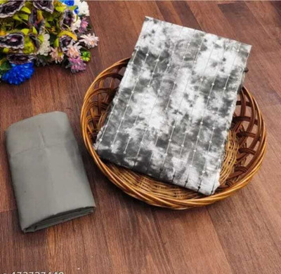 ZIKIGO Polycotton Embroidered Suit Fabric