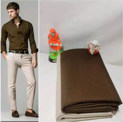 NILKHANTHFABRIC Polycotton Striped Shirt & Trouser Fabric
