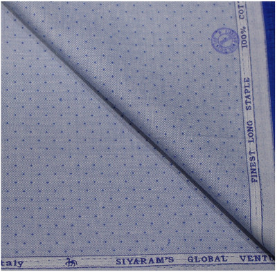 siyarams Pure Cotton Self Design Shirt Fabric