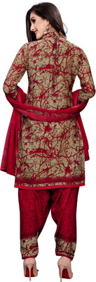 Om Creation Crepe Printed Salwar Suit Material