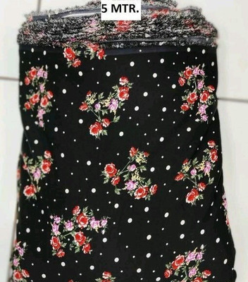 HouseOfCommon Crepe Floral Print Kurta Fabric