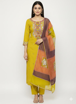 DRYSUN Cotton Silk Self Design Salwar Suit Material
