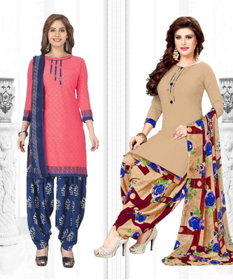 Priyashi Crepe Printed Salwar Suit Material