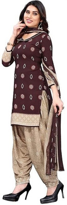 Surat Honeyfashion Crepe Printed Salwar Suit Material