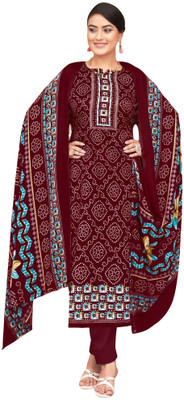Soul Essence Wool Printed Salwar Suit Material