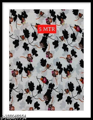 SKYVILLA Crepe Printed Kurta & Palazzo Material