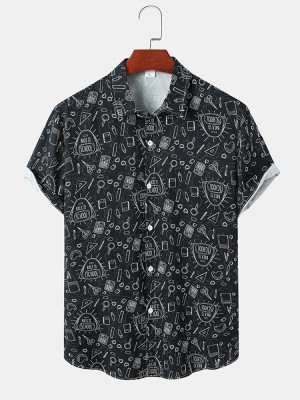 SJV Cotton Blend Geometric Print Shirt Fabric