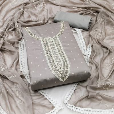 Blissta Modal Self Design Salwar Suit Material