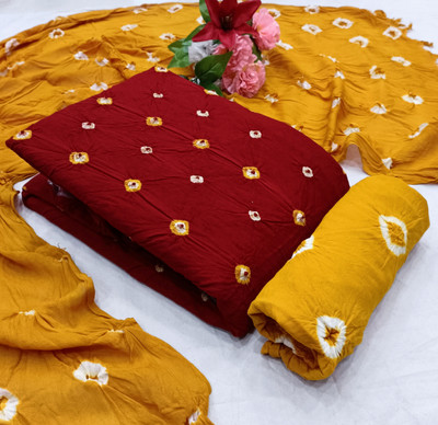 INITHI Viscose Rayon Solid Salwar Suit Material