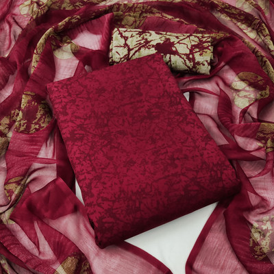 MAHAKLI CREATION Crepe Paisley Salwar Suit Material