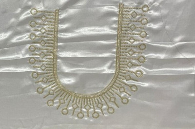 Soundarya Silk Blend Embroidered, Self Design Blouse Material