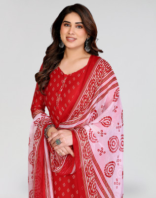 ANIRAV Crepe Printed Salwar Suit Material