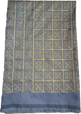 Dudheeba Textiles Silk Blend Embroidered Blouse Material