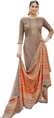 HouseOfCommon Wool Printed Salwar Suit Material