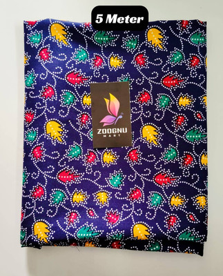 Zoognu Crepe Floral Print Kurta & Patiyala Material