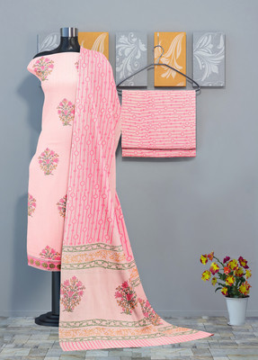 RIGDOM Pure Cotton Printed Salwar Suit Material