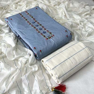 krishna boutique Pure Cotton Printed Salwar Suit Material