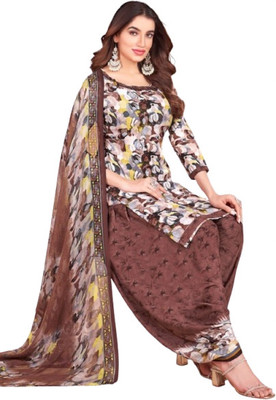 MORLY Crepe Floral Print Salwar Suit Material