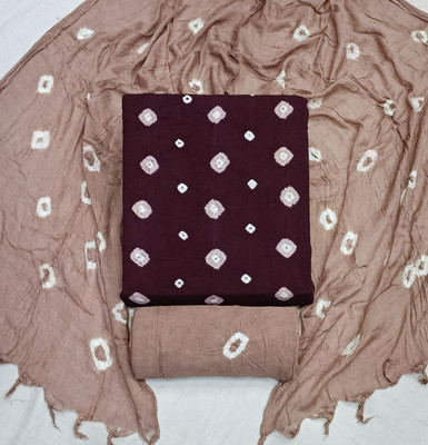 WILLMAKE Cotton Blend Printed Salwar Suit Material