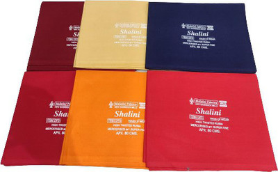 Balaji Creation Cotton Blend Solid Blouse Material