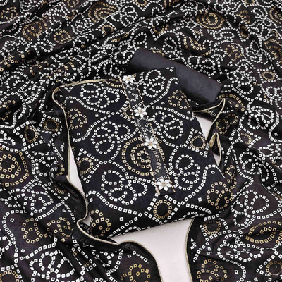 Peachmode Silk Blend Printed Salwar Suit Material