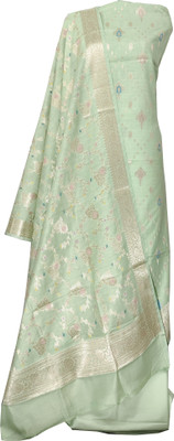 Naveera Pure Cotton Self Design Salwar Suit Material