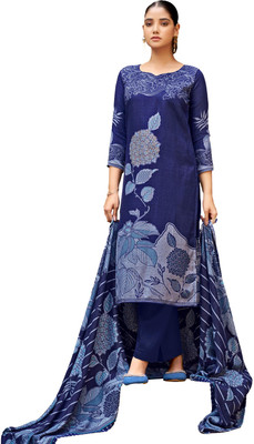 Rosaniya Wool Printed Salwar Suit Material