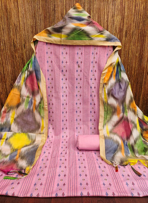Darshan fab Cotton Silk Self Design Suit Fabric
