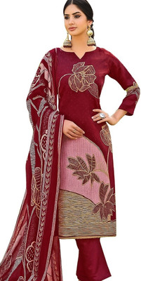Dariya Fashion Crepe Printed Salwar Suit Material