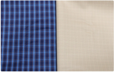 Arvind Pure Cotton Checkered Shirt & Trouser Fabric