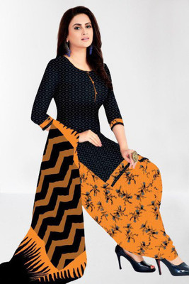 BHUMIKA CREATION Crepe Solid, Self Design Salwar Suit Material