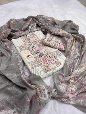 SILKORA Pure Cotton Printed Salwar Suit Material