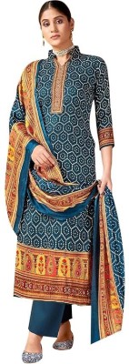 The Jazzbaat Wool Printed Salwar Suit Material