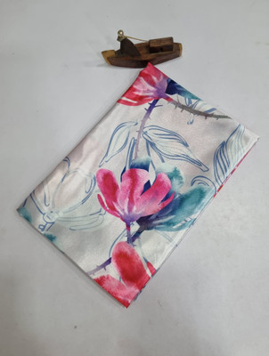 Arpita Fashion Satin Floral Print Blouse Material