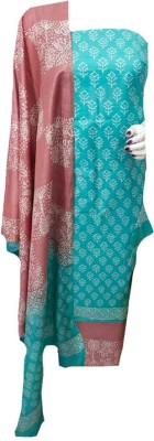 Royal Silk Hub Silk Blend Floral Print Salwar Suit Material