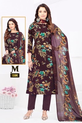 Ruhabs Chiffon Printed Salwar Suit Material