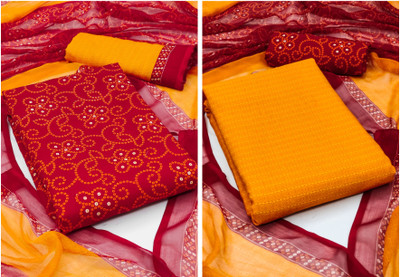 ANAND Crepe Printed Salwar Suit Material