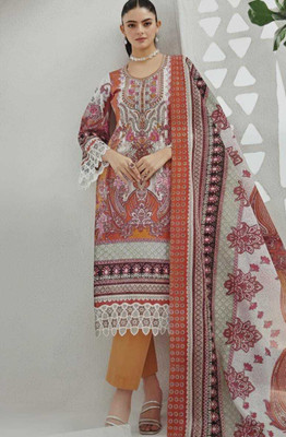 Chingaari Pure Cotton Printed Kurta Fabric